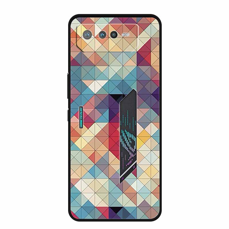 Чехол для Asus ROG Phone 6 Роскошный Силиконовый ТПУ Мягкий Чехол для Телефона для Asus ROG Phone 6 Pro Funda Rog6 Защитный Мультяшный Coque