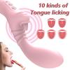 Вибратор для лизания языка для женщин, стимуляция точки G, вагинальный массаж, лизание клитора, оргазм, фаллоимитатор, оральный секс-игрушки для взрослых 18