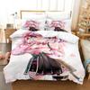 Комплект постельного белья Ironmouse Single Twin Full Queen King Size Bed Set Adult Kids Bedroom Duvet cover Sets 3D Print Anime Kawaii Bedding