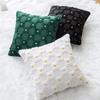 Daisy Embroidery Floral Throw Pillow Covers Spring Summer Decorative Pillowcase Square Cushion Cover for Couch Sofa Bed Living Room Bedroom Decor