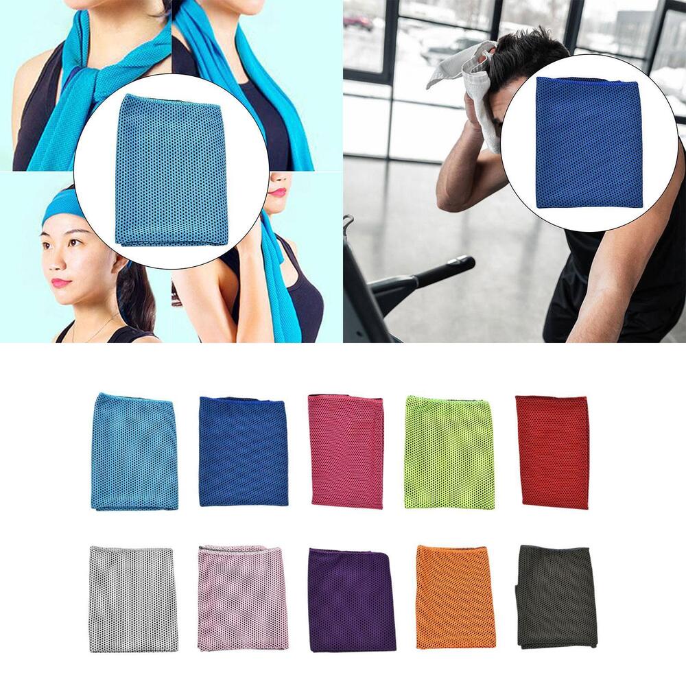 Cooling Towel Breathable Sweat Towel 40"x 12" Chilly Ice Cold Head Band Neck