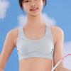 Sports Bra Women's Vest Solid Color Seamless Bra Gathering Underwear Invisible Bra Push Up Bra