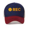Кепка с принтом REC Унисекс Женская Дышащая сетка Snapback Кепки уличная повседневная сетчатая кепка-тракер модная регулируемая солнцезащитная кепка