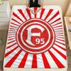 Fortuna Düsseldorf logo FlAannel Blanket, High quality Comfortable for All Seasons, Home Decor, Warmth and Comfort