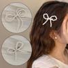 Y2k Pearl Bowknots Hairpins Sweet Duck Billed Clip Harajuku Butterfly Hair Clip For Women Girls