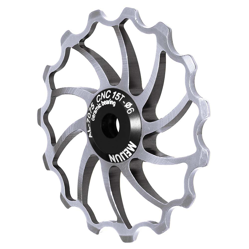 15T 16T Детали для велосипеда Колесо шкива Алюминий Цинк Цинковый сплав Подшипник Направляющее колесо Направляющий ролик Задний переключатель