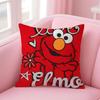 EElmo Cushion Cover Pillow Case Soft Friendly Fabric  Concealed Zipper