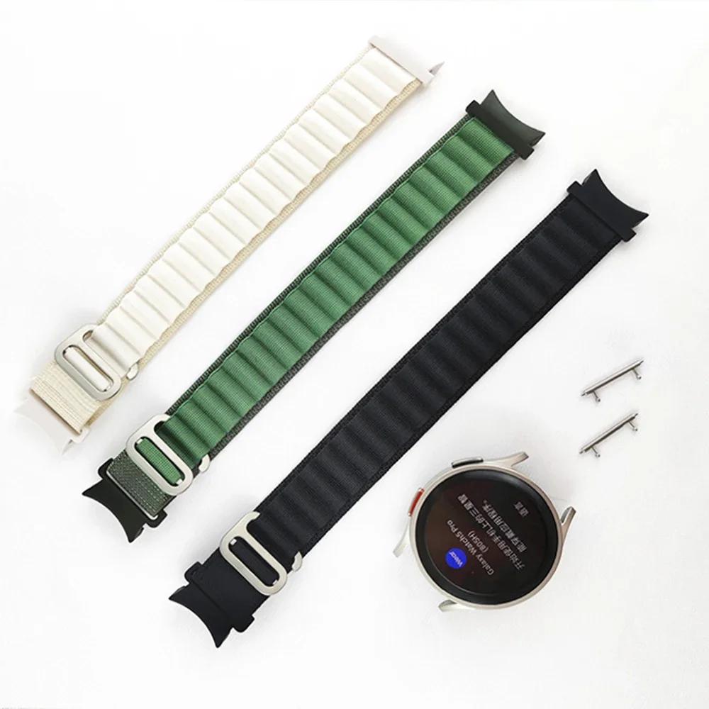 Nylon Alpine Loop For Samsung Galaxy Watch 6 5 Pro 4 44mm 40mm 45mm Band Sport G-hook Bracelet Watch4 6 Classic 43mm 47mm Strap