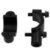 2 шт. 2x практичный держатель для зеркала заднего вида для мотоцикла, зажим, резьба 10 мм, алюминий