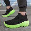 Autumn Foreign Trade One-pedal Foot Walking Shoes Men's and Women's Thick-soled Shock-absorbing Lightweight Fly-woven Mesh Shoes Fitness Trendy Shoes