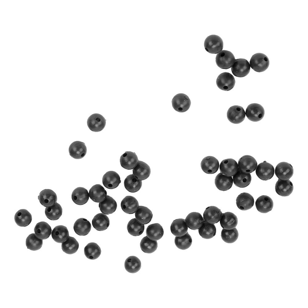 100PCS Soft Carp Fishing Beads Silicone Fishing Shock Beads Fishing Rig Beads For Carp Fishing