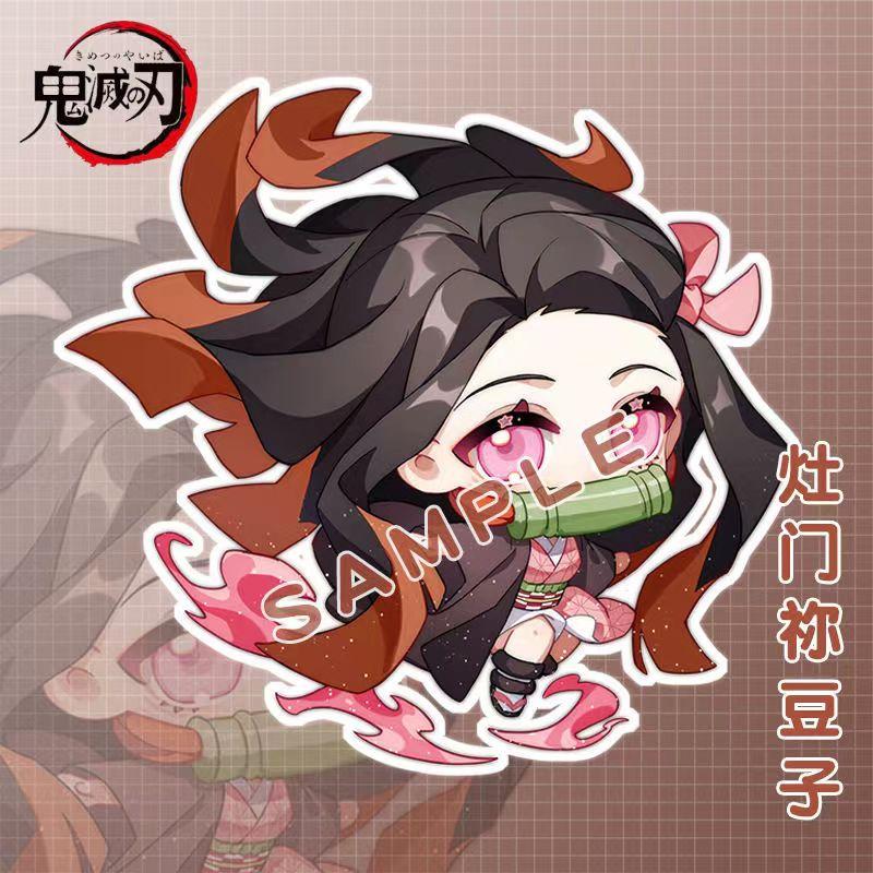Клинок Демонов Kimetsu No Yaiba Призрак Брелок Акриловый Подвеска Брелок для ключей автомобиля Поклонники Рождественский Подарок Кукла-игрушка аниме для детей Носить Мини Легкий Портативный