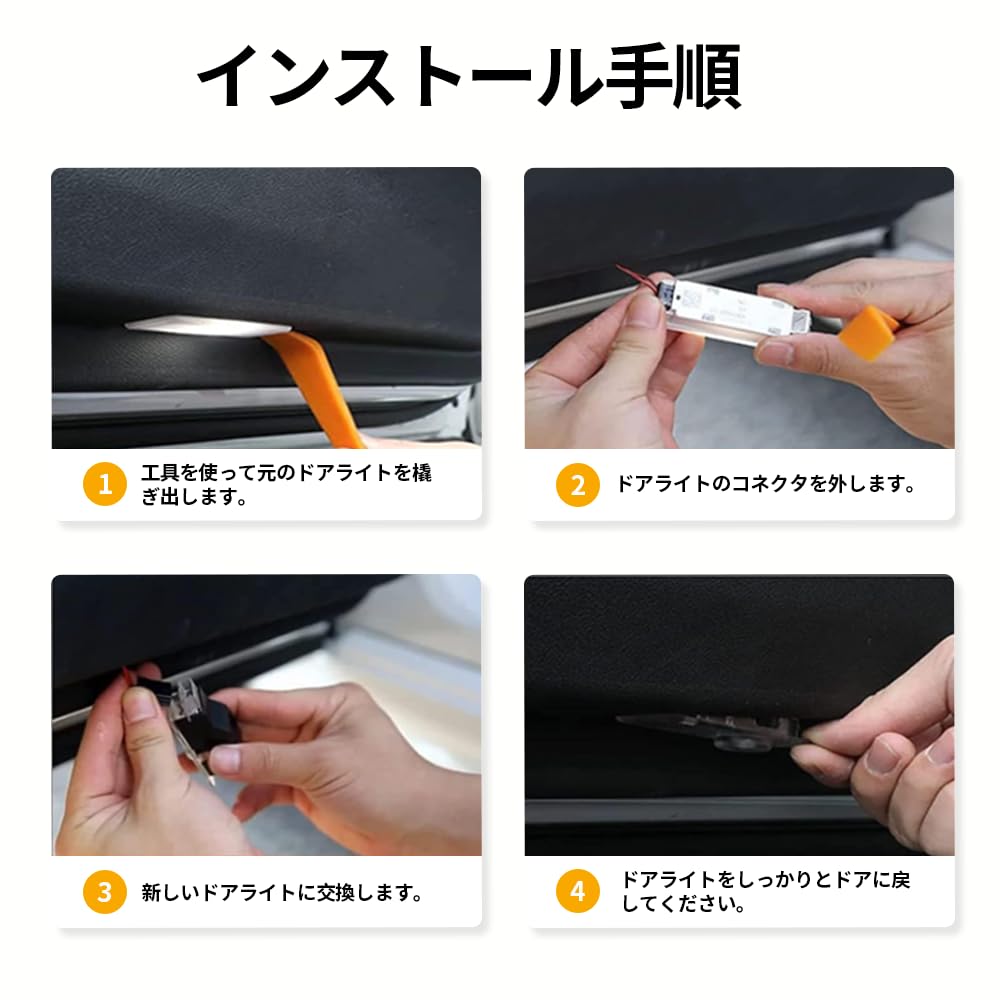 Новая светодиодная подсветка двери с двумя линзами, Специальная подсветка приветствия двери для Subaru, Проекция логотипа