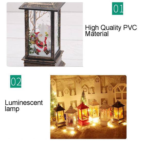 Рождественский Санта-Снеговик светодиодная лампа Лось свет ночной рабочий стол Рождественская елка висячий декор