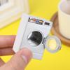 1:12 Dollhouse Miniature Washing Machine Home Appliance Laundry Model Decor Toy