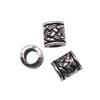 20pcs Big Hole Spacer Beads Charms Beads Antique Silver Color Zinc Alloy 9X8X8mm