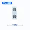 Прозрачная NFC-метка против металла, влагостойкая наклейка-вкладыш с чипом NTAG215 для контроля доступа