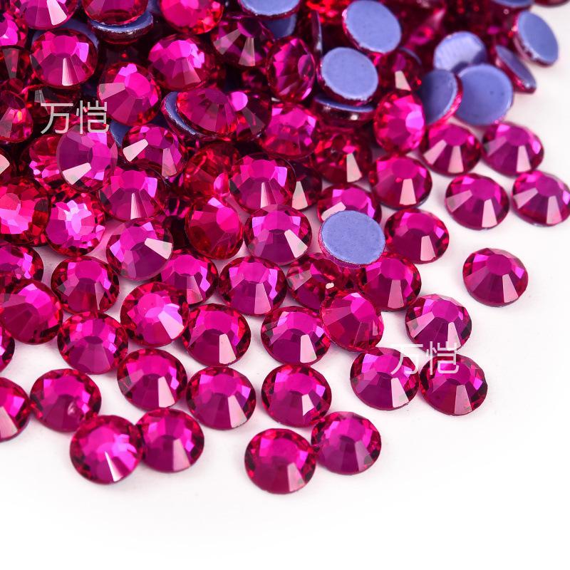 Китай Красный Стекло Горячий Алмаз, Термоплавкий Клей Стразы Diy Одежда Кристалл Ювелирные Изделия Декоративные Красота Креативные Аксессуары