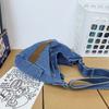 Denim Bag Female Patchwork Crossbody Bag Large Capacity Shoulder Bag