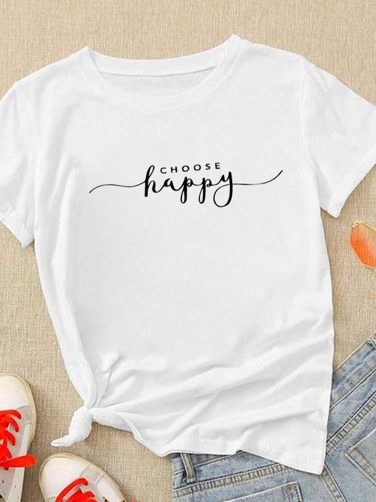 (Азиатский размер) Женская футболка с коротким рукавом, футболка, одежда в стиле птицы, тенденция, акварель, модный принт, женские повседневные женские футболки с графикой