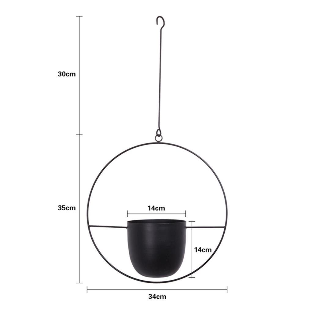 Modern Wall & Ceiling Home Decoration Swinging Hanging Basket Planter Flower Pot Plant Pot