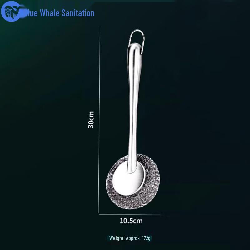 Blue Whale Sanitation Stainless Steel Scrubber Brush