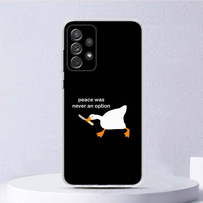 Мягкий чехол с изображением милого гуся и игры для Samsung Galaxy A51 A71 A50 A70 A21S, чехол для телефона A30 A20E A10 A31 A41 A6 A7 A8 A9 Shell Coq