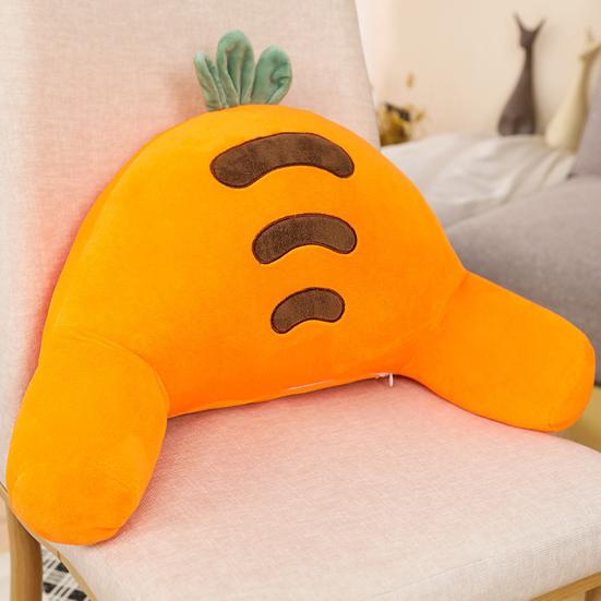 Throw Pillow Cartoon Animal Shape Elastic Fully Filling Plush Stuff Toy Sofa Bed Couch Decoration Office Nap Pillow Chair Waist Protector Car