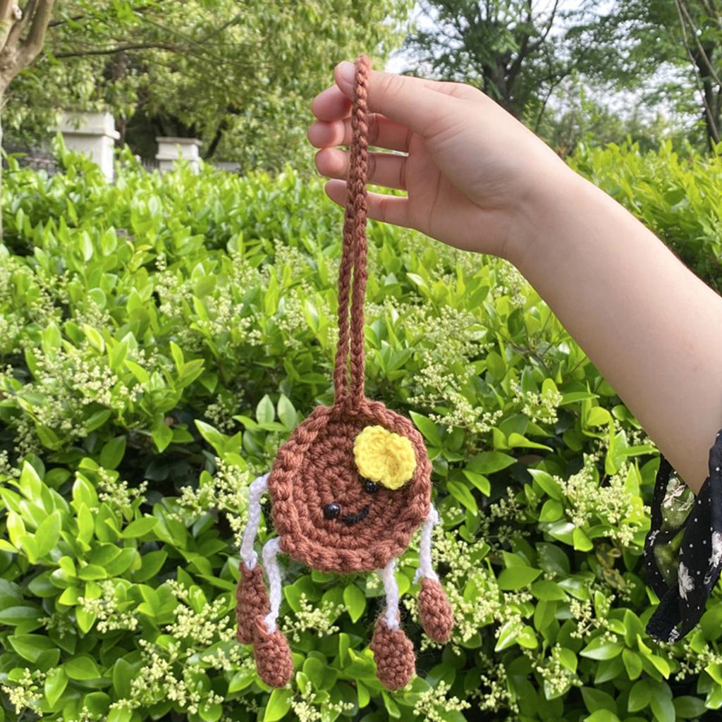 Автомобильное зеркало заднего вида шерстяное мультяшное подвесное украшение для женщин и девочек авто украшения для интерьера кулон для рюкзака брелки