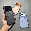 Ультратонкий матовый защитный чехол с магнитом для iPhone 15/16/17 Pro Max