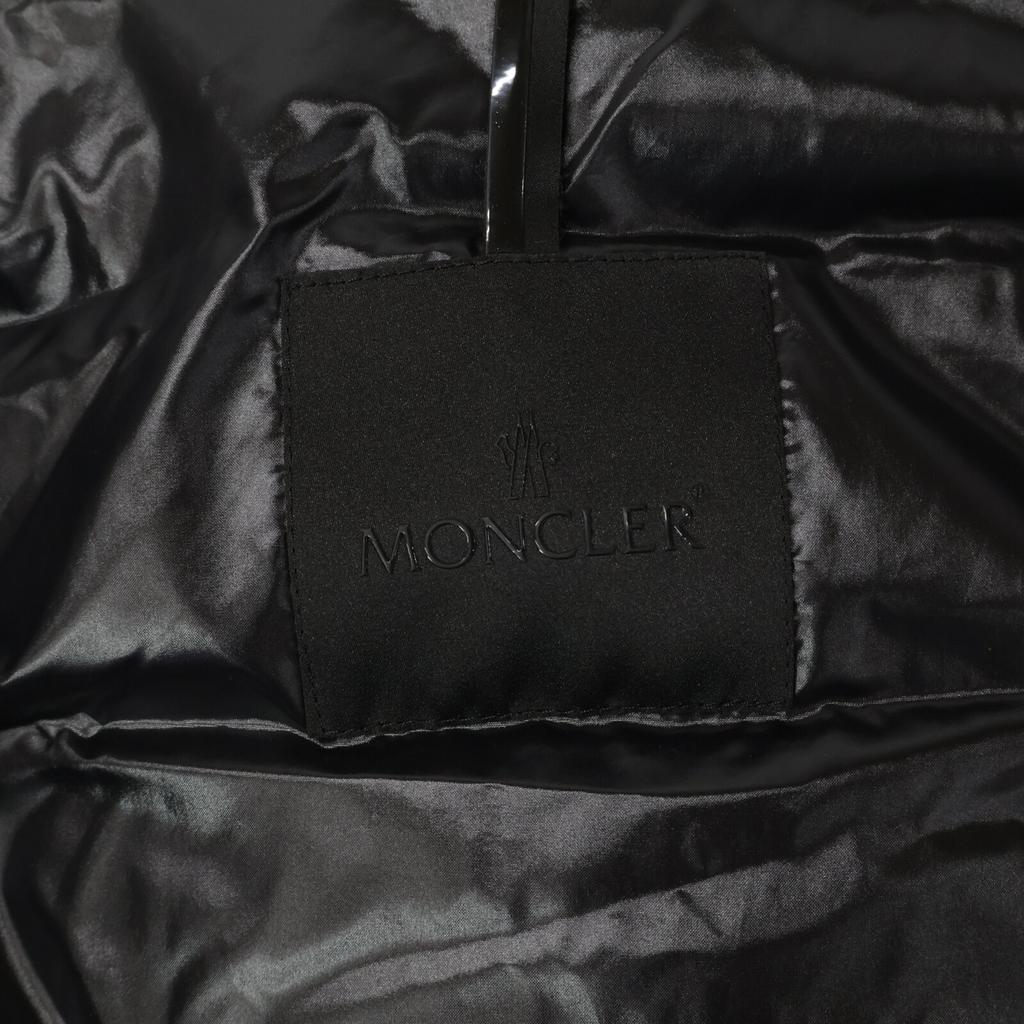 MONCLER Excellent condition 2011 HERBE short down jacket with logo lettering Jacket 2 blackUsed