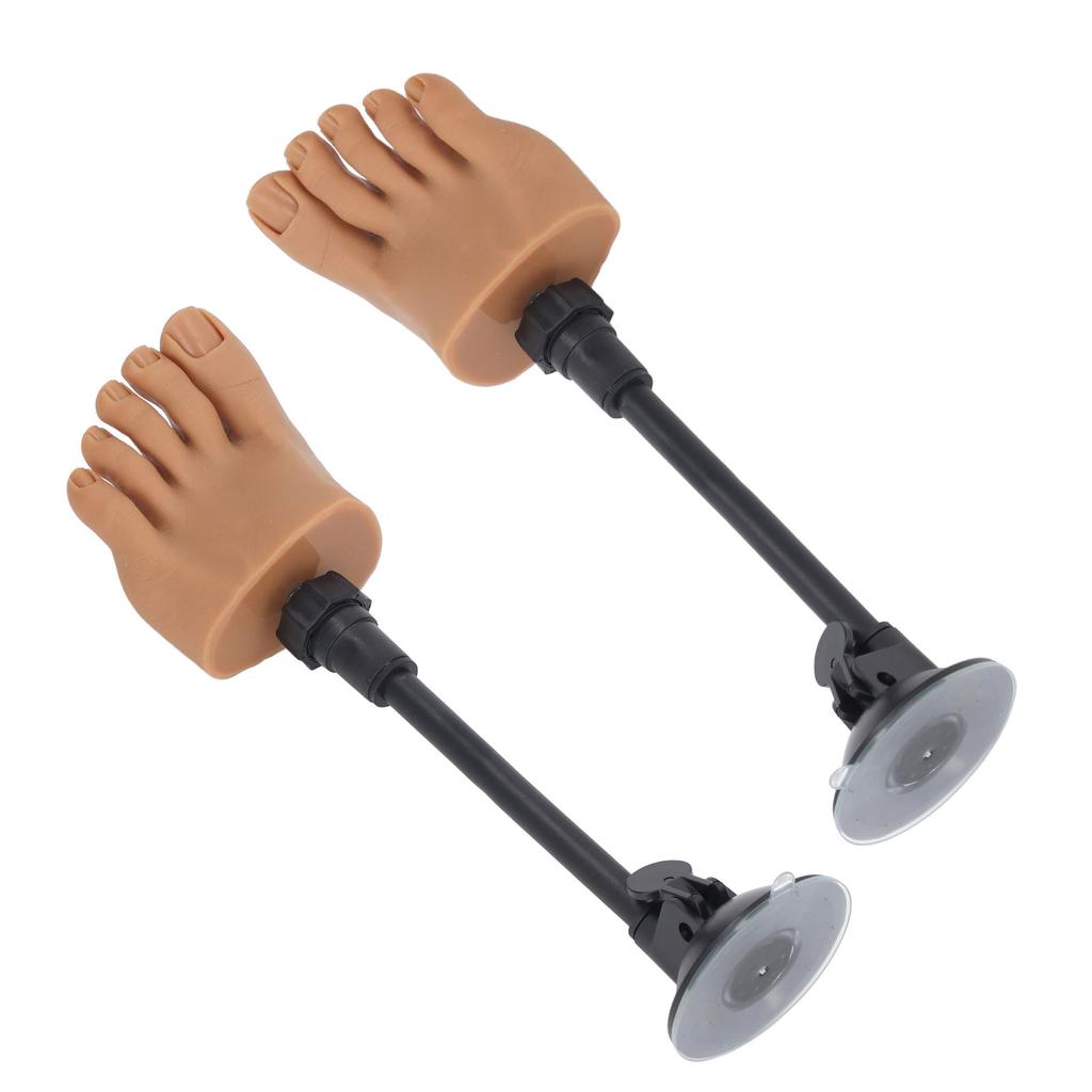 Силиконовая модель стопы для практики нейл-арта, модель стопы для обучения наращиванию ногтей, силиконовая модель половины стопы со ста