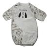 Newborn All Snoopy Newborn All Open Front Gauze Pile Dress Coverall Baby Clothes Switchable [Takihyo] Two-Way Two-way 50-70