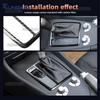 Твердый Сухой Углепластик Для Mercedes Benz SLK R171 2004 2005 2006 2007 2008 2009 2010 Автоматическая Крышка Панели Переключения Центрального Управления