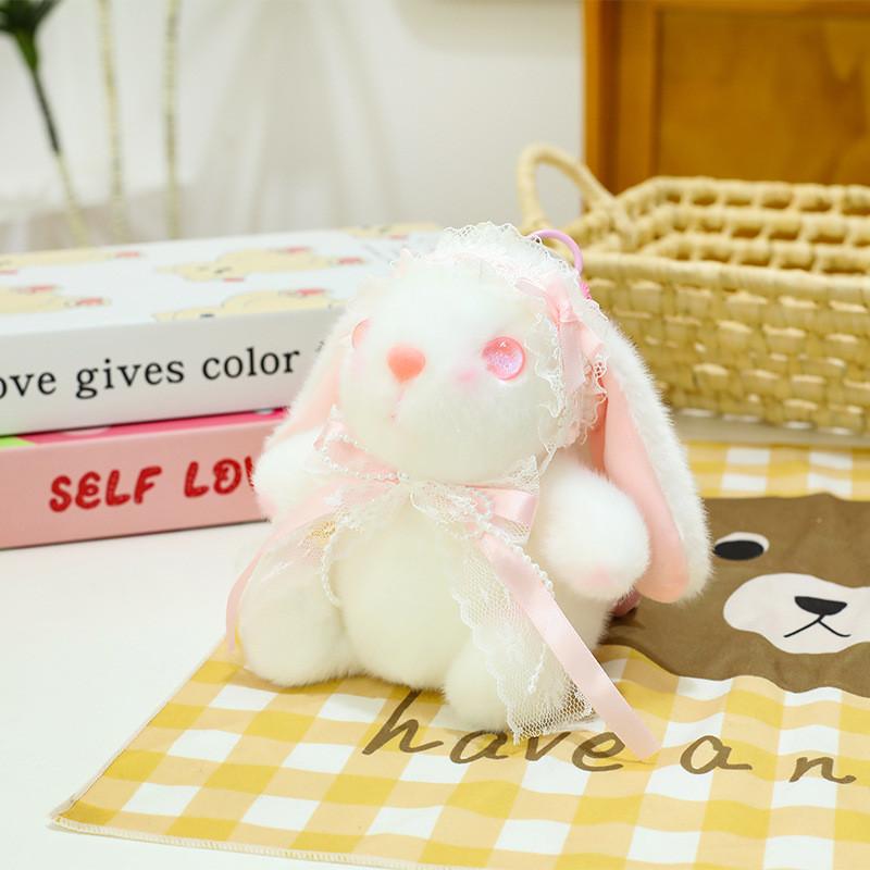 Cute Rabbit Plush Hanging Ornament For Women And Men Bag Accessories