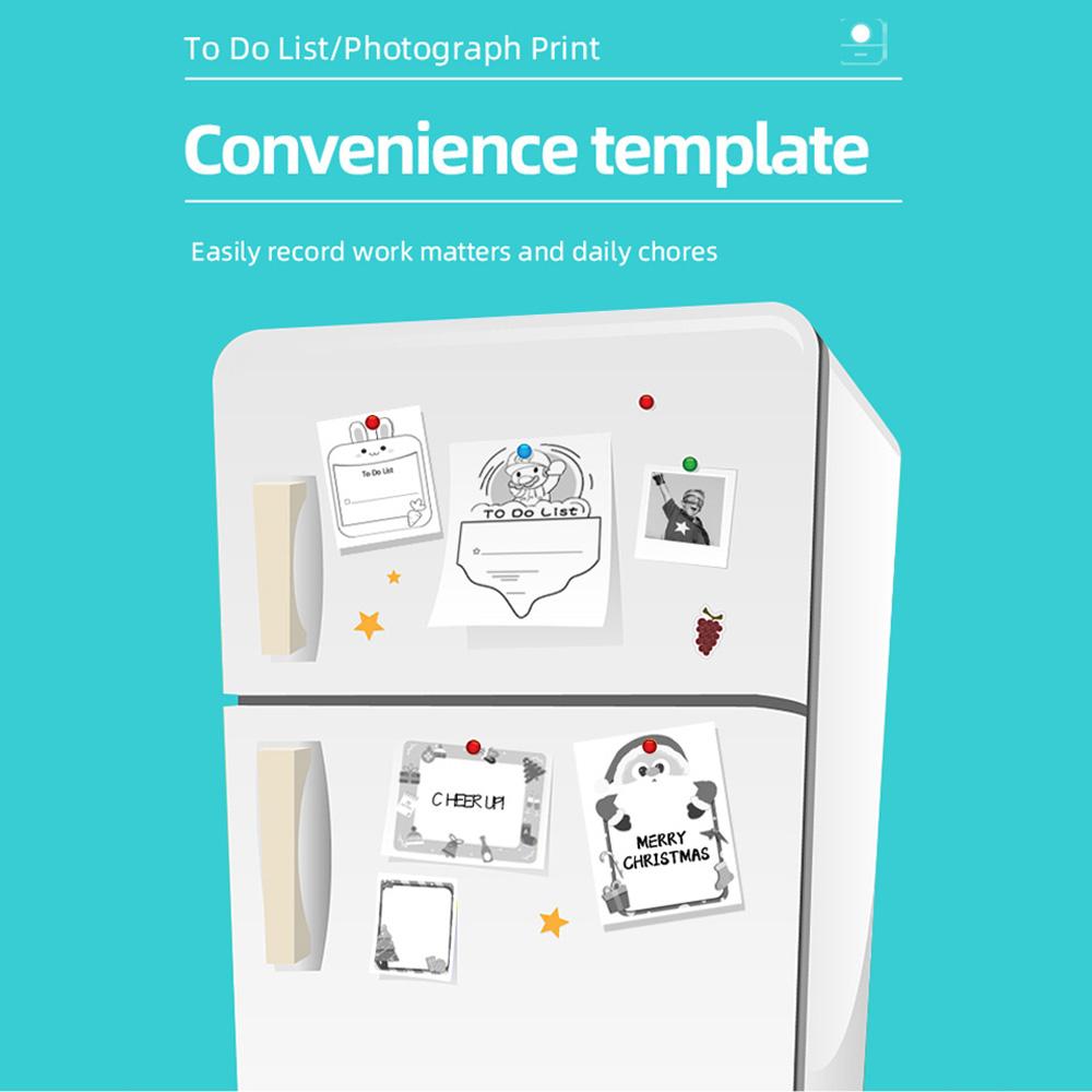 Портативный мини-карманный принтер, беспроводной термопринтер BT, фото-заметки, заметки об ошибках, термопринтер