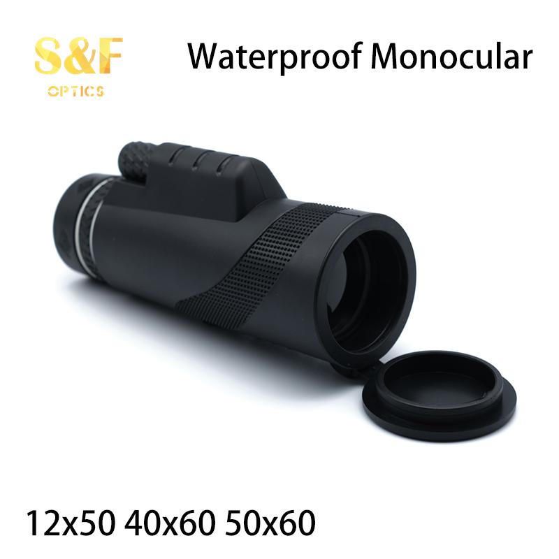 Fmc покрытие Bak4 Prism 40x60 водонепроницаемый монокулярный телескоп с креплением для смартфона и штативом для путешествий, охоты, наблюдения за птицами