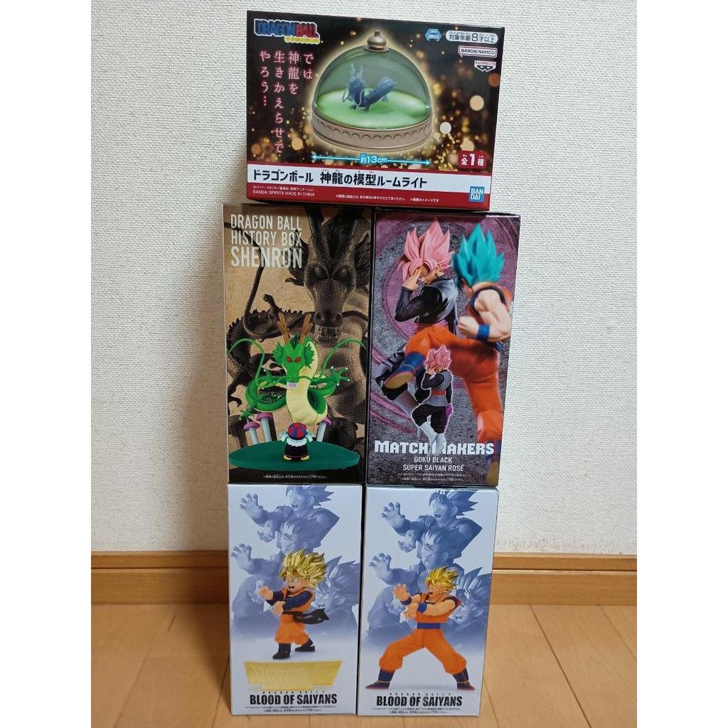 Использовал 5 призовых фигурок Dragon Ball