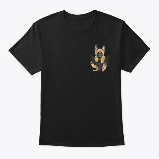 Malinois Pocket TTshirt Made in the USA Size S to 5XL