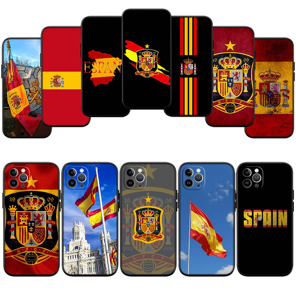 Spain Flag Phone Case for Motorola Moto Edge 60 60s 70 G86 G56 G54 E14 G04S G45 G54 G64 X30 X40 X50 S30 S50 Pro Power Tylus