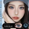 Eyeshare 2pcs Blue Natural Color Contact Lenses for Eyes Brown Lenses Colorcon Korean Lenses Yearly Beauty Brown Eye Contacts