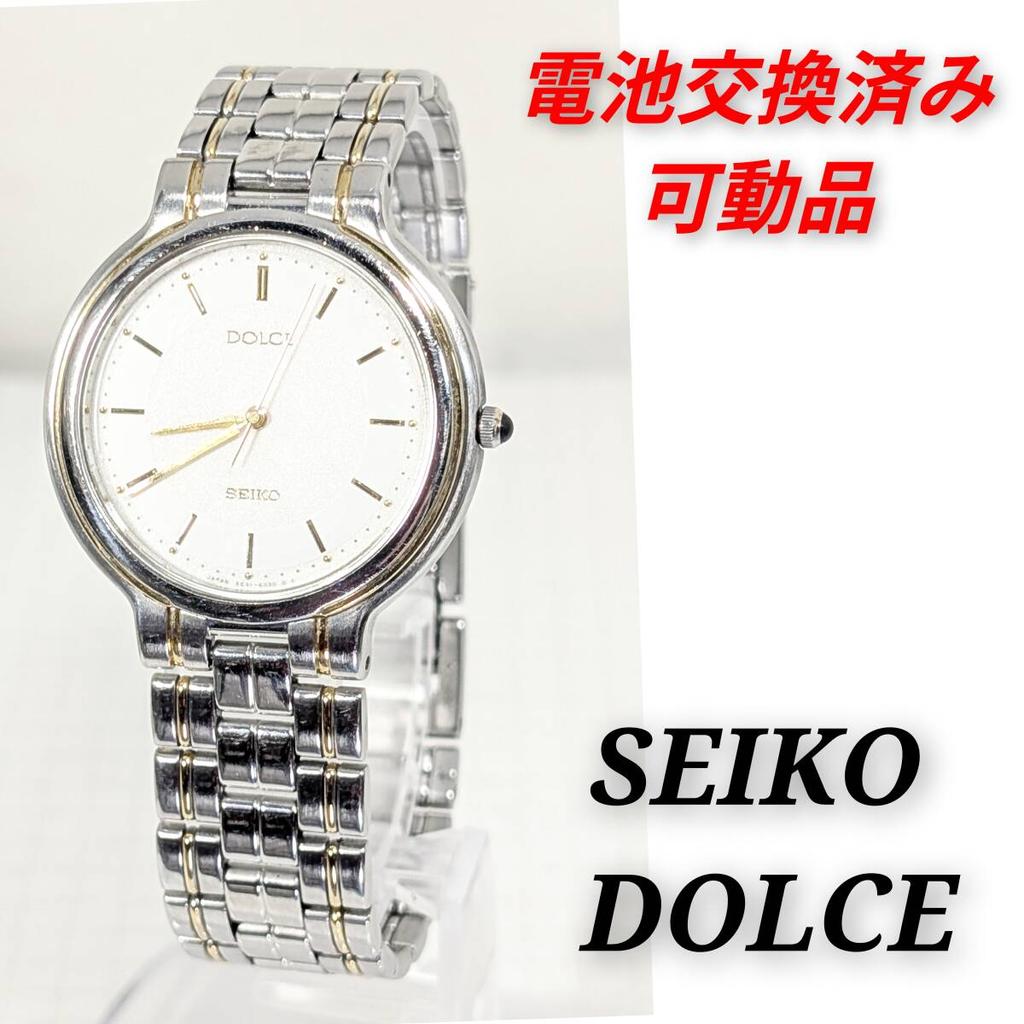 Мужские часы SEIKO Dolce на батарейке, Заменены, Состояние, Z-07