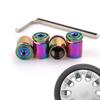 Tire Air Nozzle Cover Set Universal Modified Stem Cover Vehicle Accessory With Anti-Leakage Function For Cars SUVs Trucks And