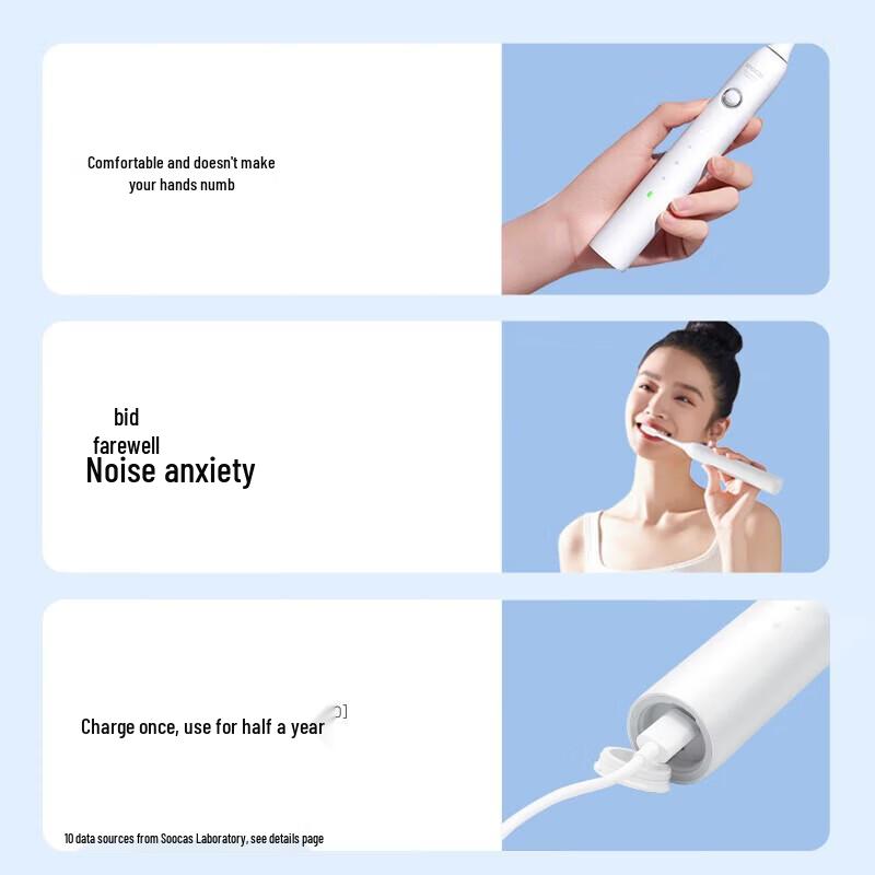SOOCAS D5 Sonic Electric Toothbrush with Wall-Mounted Sterilizer
