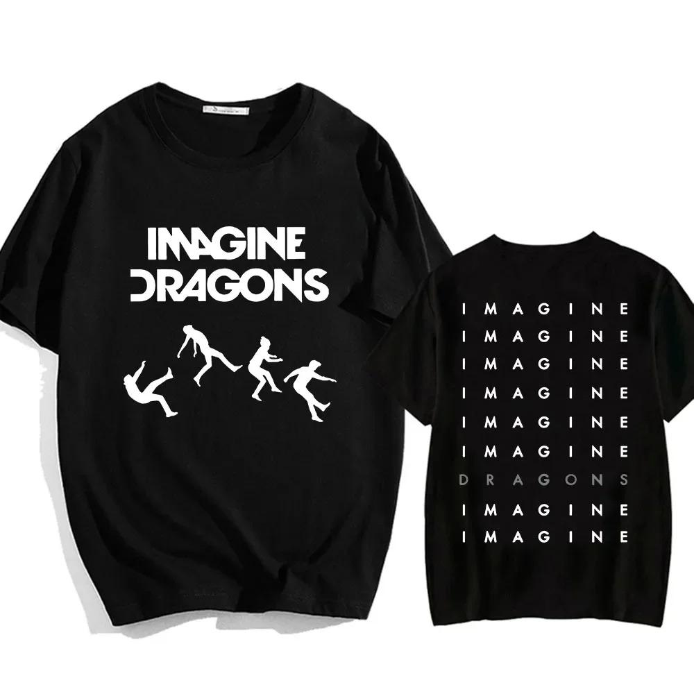 2026 Imagine Dragons Loom Tour T-shirt Short Sleeve Cotton Men Women T Shirt High Quality Soft Unisex Streetwear Hip Hop Fashion
