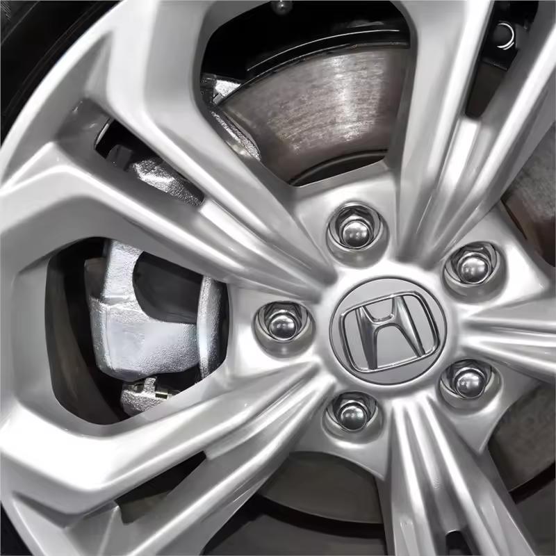 4pcs Car Wheel Center Hub Caps Covers 58MM/69MM Compatible with Honda Civic Fit Jazz Accord Pilot CRV Odyssey Passport City HRV