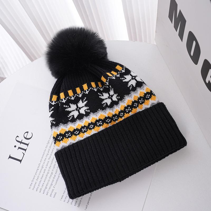 Женская теплая шапка вязаная шапка для верховой езды ветрозащитная шапка осень и зима