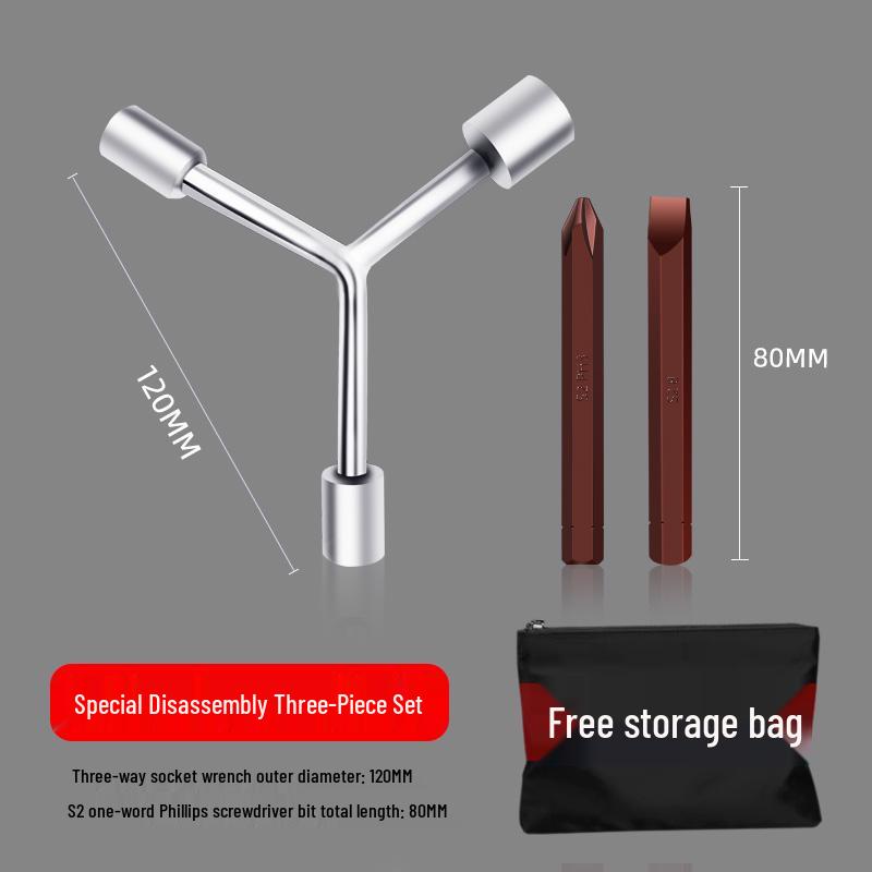 Трехзубцовый ключ для ротора стиральной машины