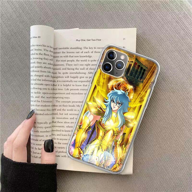 Чехол для телефона Saint Seiya Рыцари Зодиака для Apple Iphone 12 13 Mini 14 15 Pro 17 Pro Max Air 11 16E 16 Plus Корпус