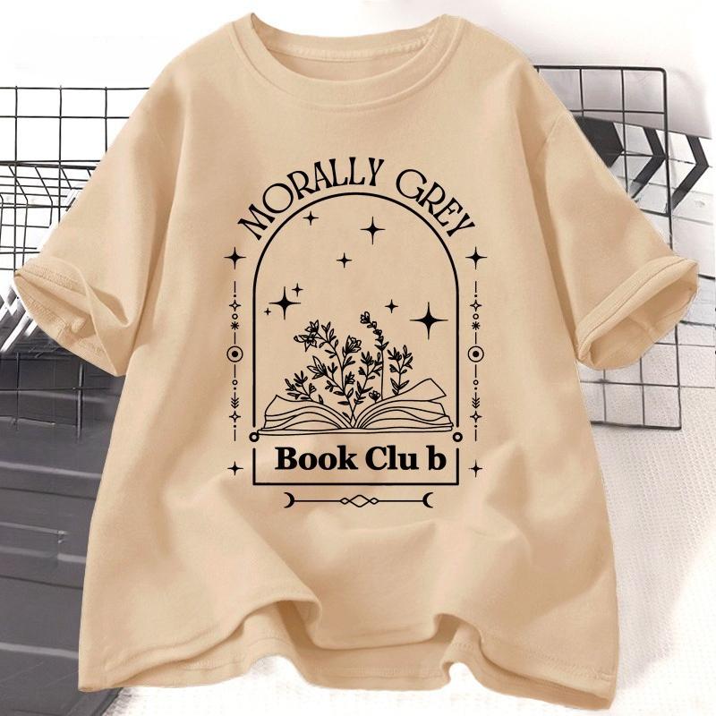 Книжная футболка Fourth Wings Книжный клуб Футболка Книголюб Футболка Booktok для Читателя Одежда Хлопок Короткий рукав Унисекс Уличная одежда
